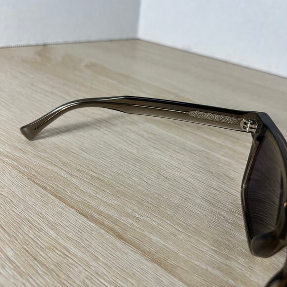 RAEN West Ghost Sunglasses Translucent Brown 55-19-145 Gray Lenses - Picture 6 of 15